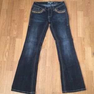 Wrangler Denim Jean “Rock 47” Ultra Low Rise